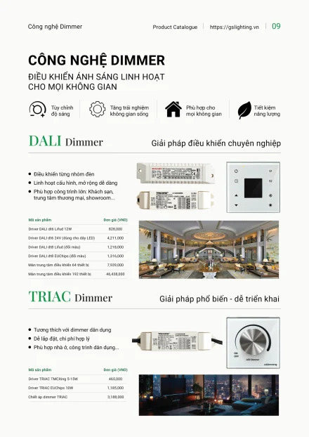 Catalogue GS Lighting 2027 – trang 9
