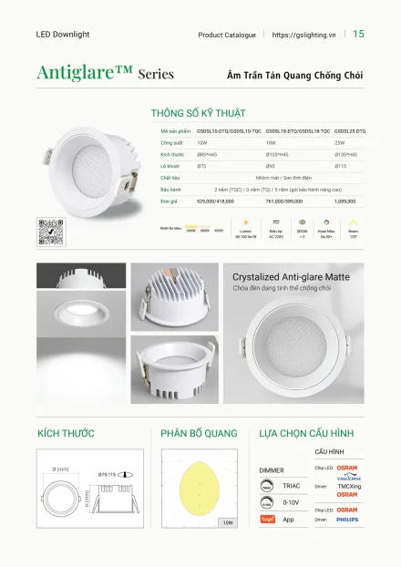 Catalogue GS Lighting 2027 – trang 15