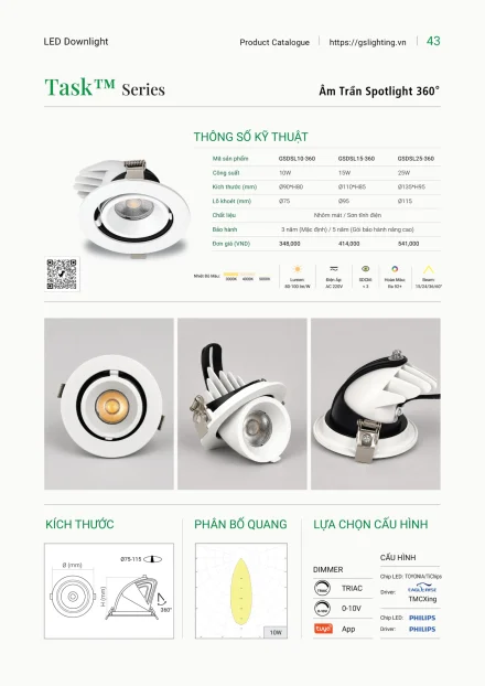 Catalogue GS Lighting 2027 – trang 43