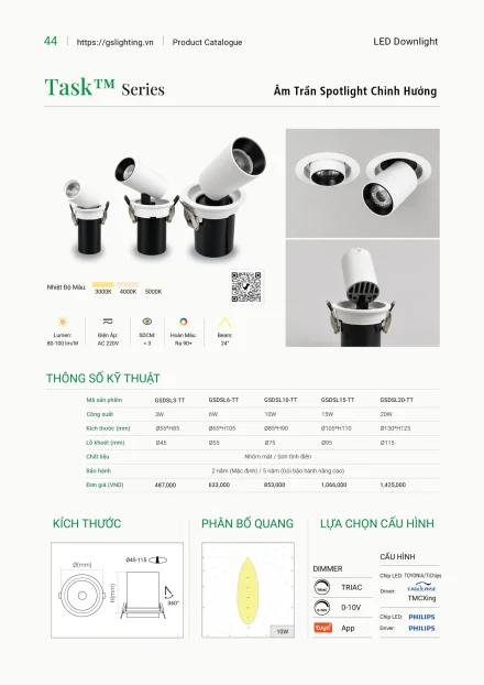 Catalogue GS Lighting 2027 – trang 44