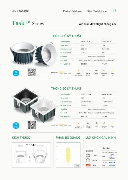 Catalogue GS Lighting 2027 – trang 47