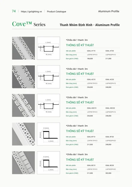 Catalogue GS Lighting 2027 – trang 74