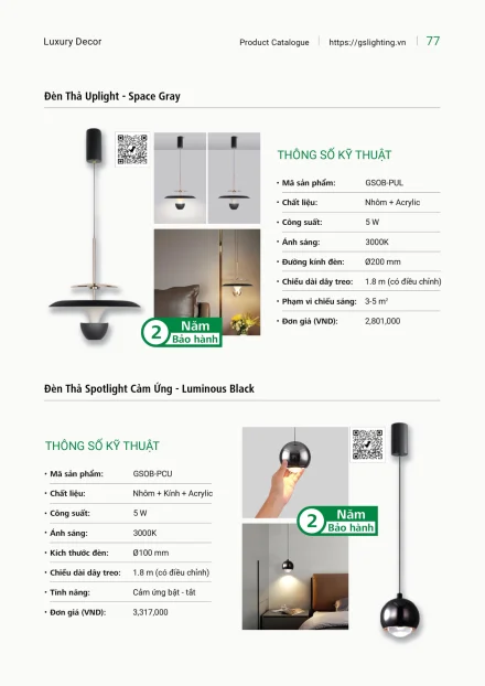 Catalogue GS Lighting 2027 – trang 77